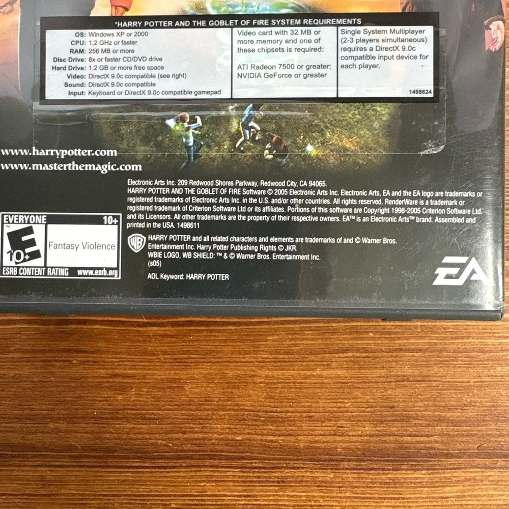 Harry Potter and the Goblet of Fire PC Game Complete 2 Disc EA Games 2005